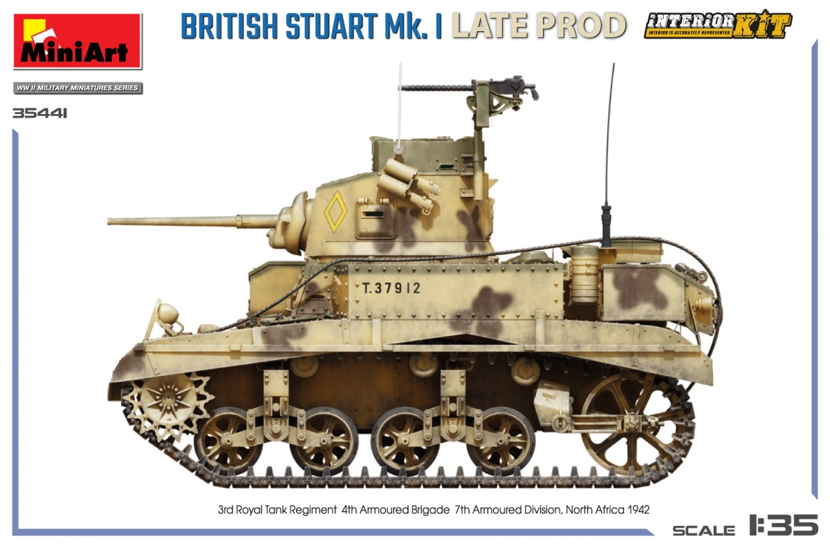 Mini Art 35441 British Stuart Mk. I Late Prod Interior Kit 1/35