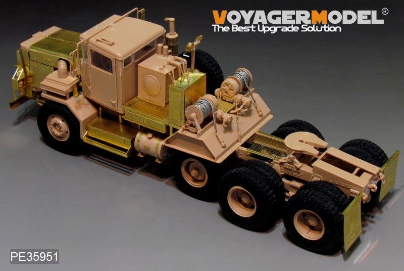 Voyager Model PE35951 Modern US Army M911 C-HET &amp;amp;M747 Heavy Equipment Semi-Trailer For MENG SS-013 1/35 – imagen 15