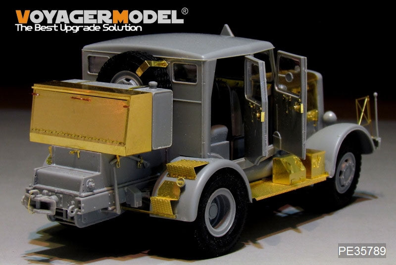 Voyager Model PE35789 WWII Hanomag SS100 Military Car w/V2 Rocket Transporter For TAKOM 2110 1/35 – Bild 11