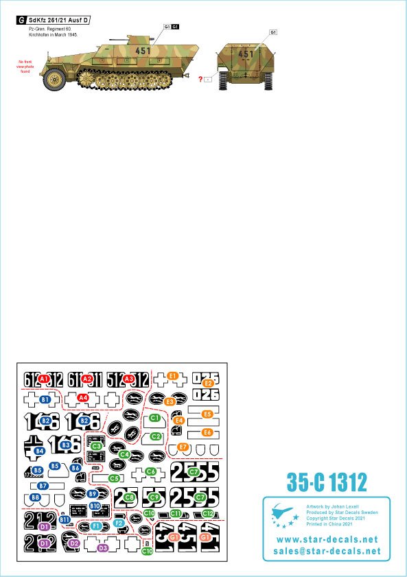 Star Decals 35-C1312 Windhund #1 1/35 – Bild 2