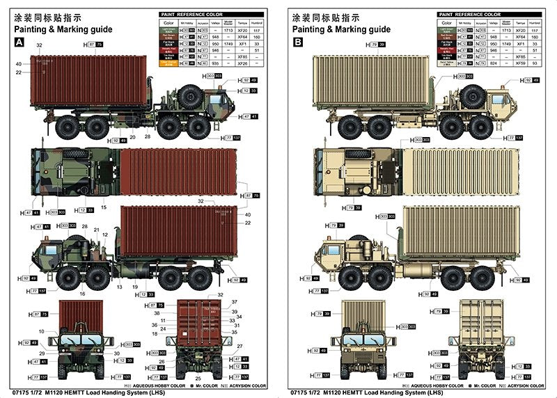Trumpeter 07175 M1120 HEMTT Load Handing System (LHS) 1/72 – imagen 3