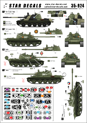 Star Decals 35-924 Cold War T-54 and T-55 tanks 1/35 – Bild 2