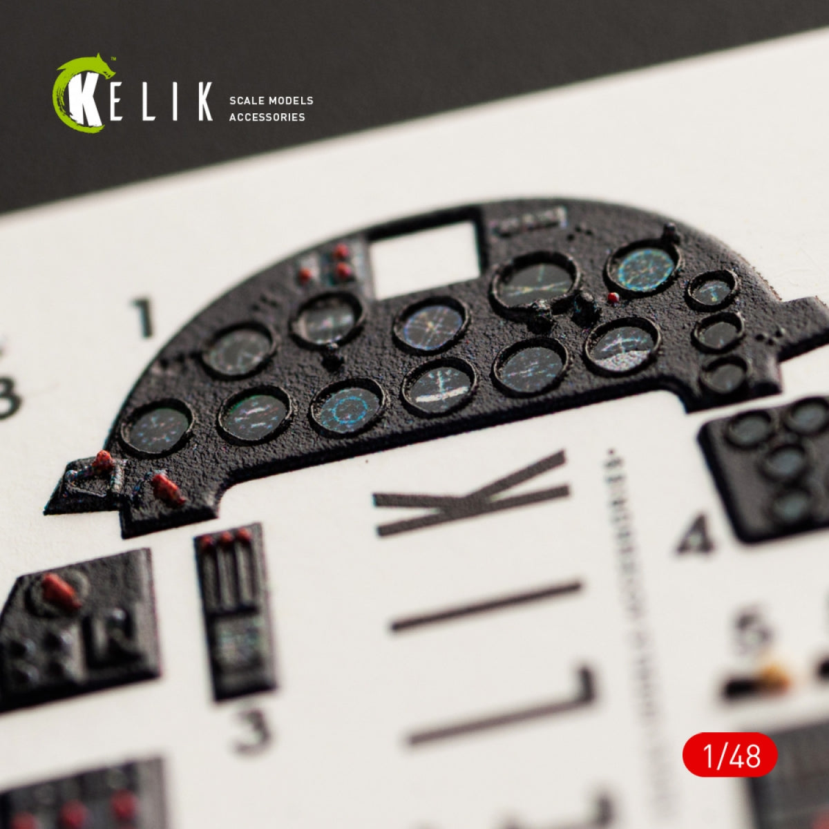 KELIK K48061 F4U-1A CORSAIR INTERIOR 3D DECALS FOR TAMIYA KIT 1/48 – Bild 3