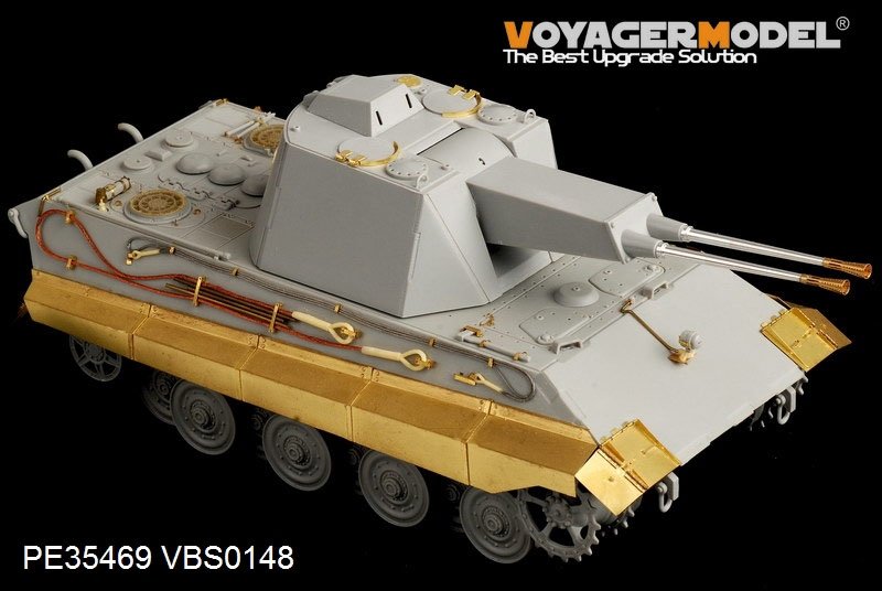 Voyager Model PE35469 WWII German E-75 FlaKpanzer for TRUMPETER 01539 1/35 – Bild 3