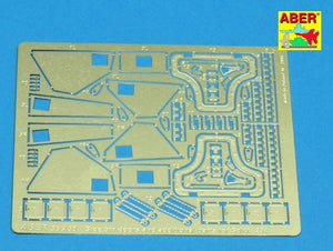 Aber 35A030 Side storage compartment handles for Puma (Sd.Kfz.234) (1/35)