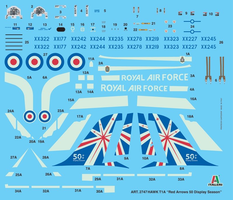 Italeri 2747 Hawk T1A Red Arrows 1/48 – image 3