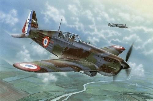 Azur A109 Morane-Saulnier MS-406 Battle of France 1/72