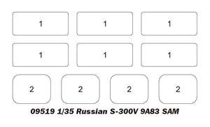 Trumpeter 09519 Russian S-300V 9A83 SAM 1/35 – obrázek 7