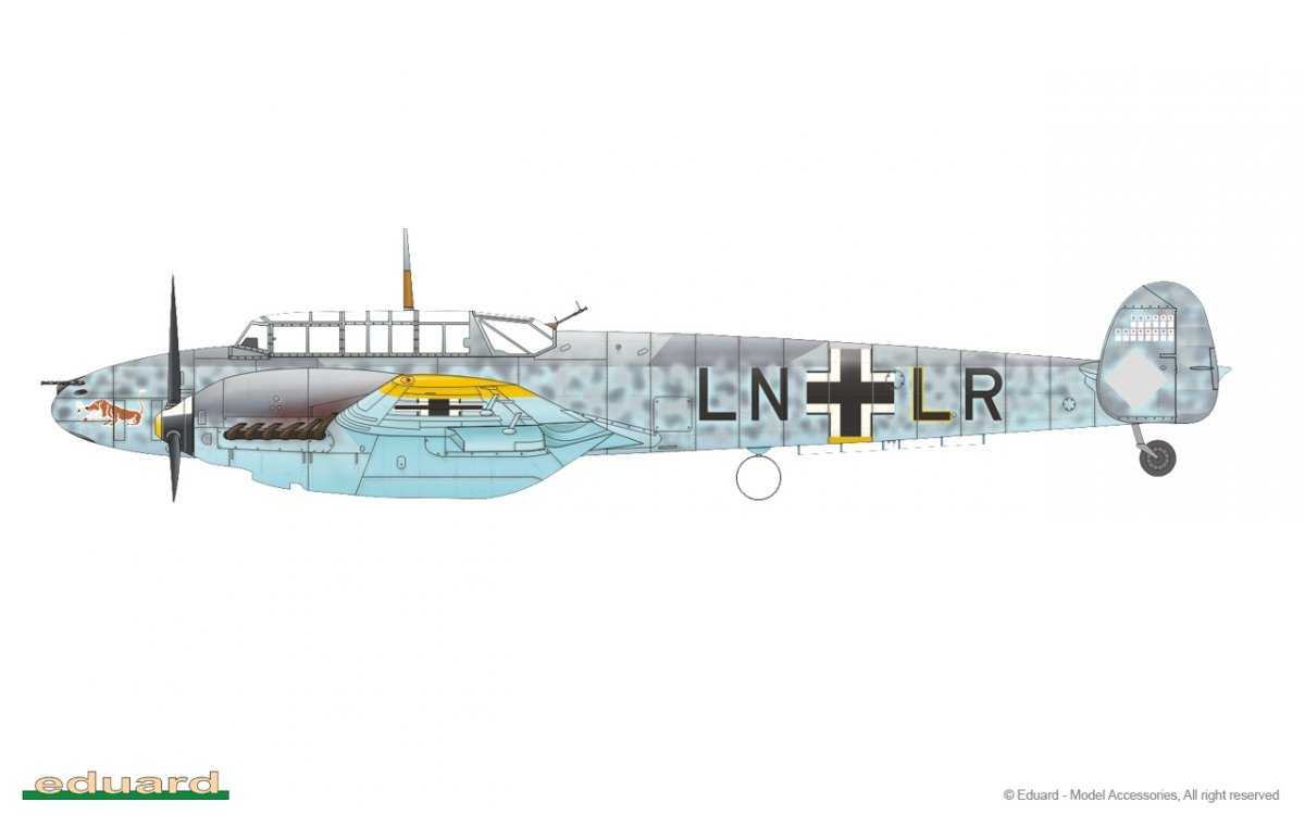 Eduard 7083 Bf 110E 1/72 – image 14