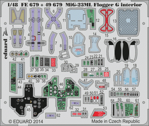 Eduard 49679 MiG-23ML Flogger G interior SA TRUMPETER 1/48