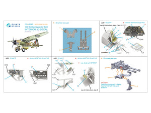 Quinta Studio QD+48583 Westland Lysander Mk.III 3D-Printed &amp;amp; colored Interior on decal paper (Airfix) (with 3D-printed resin parts) 1/48 – immagine 12