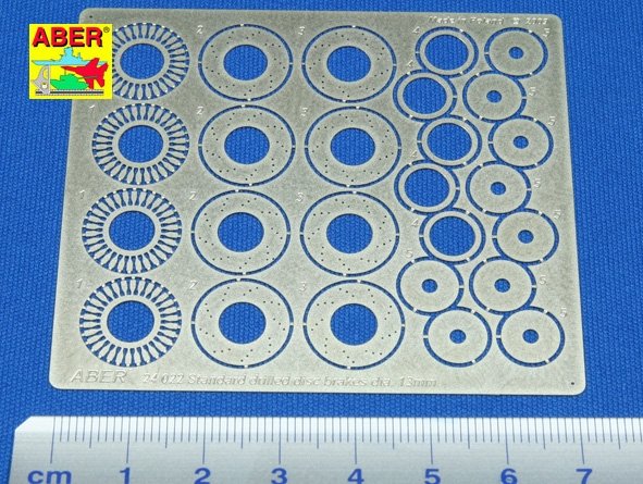 Aber 24022 Standard Drilled Brake Discs 13mm (1/24) – image 2