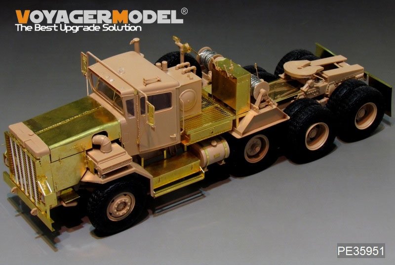 Voyager Model PE35951 Modern US Army M911 C-HET &amp;amp;M747 Heavy Equipment Semi-Trailer For MENG SS-013 1/35 – imagen 17