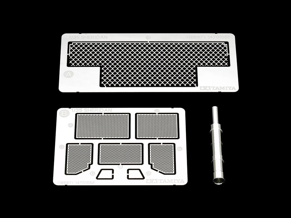 Tamiya 12687 US M551 Sheridan Photo-Etched Parts &amp;amp; Metal Gun Barrel Set 1/35 – image 2