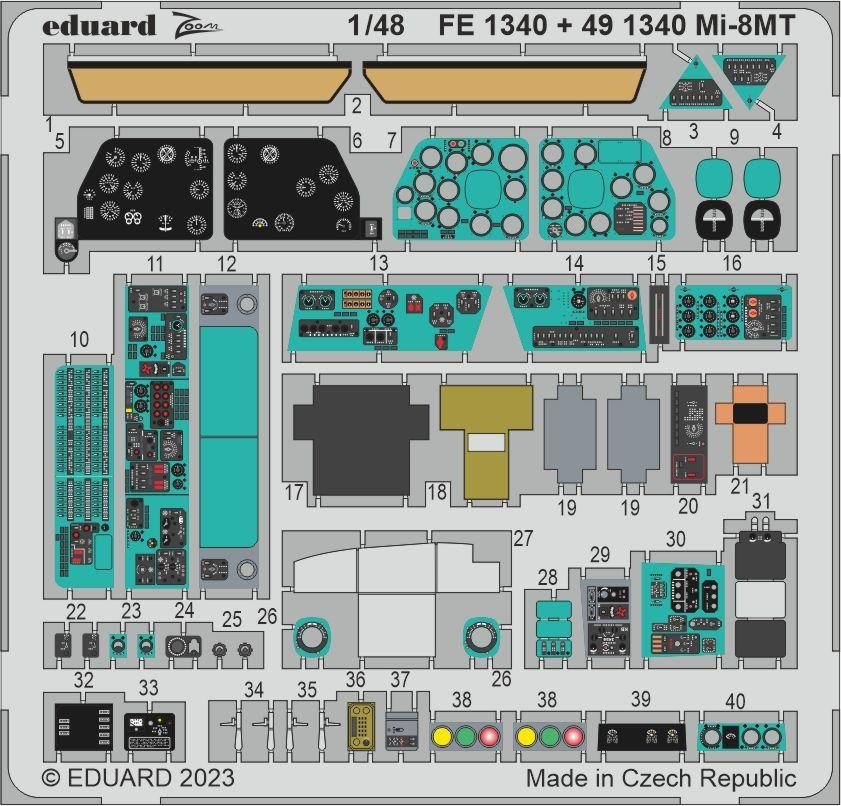 Eduard BIG49370 Mi-8MT ZVEZDA 1/48 – obrázek 5