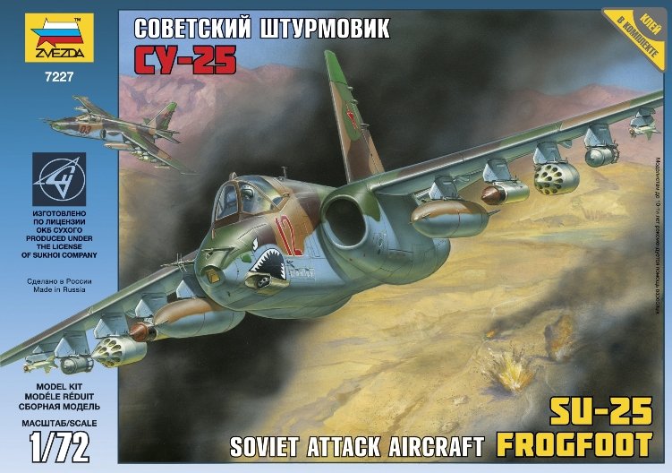 Zvezda 7227 SU-25 1/72