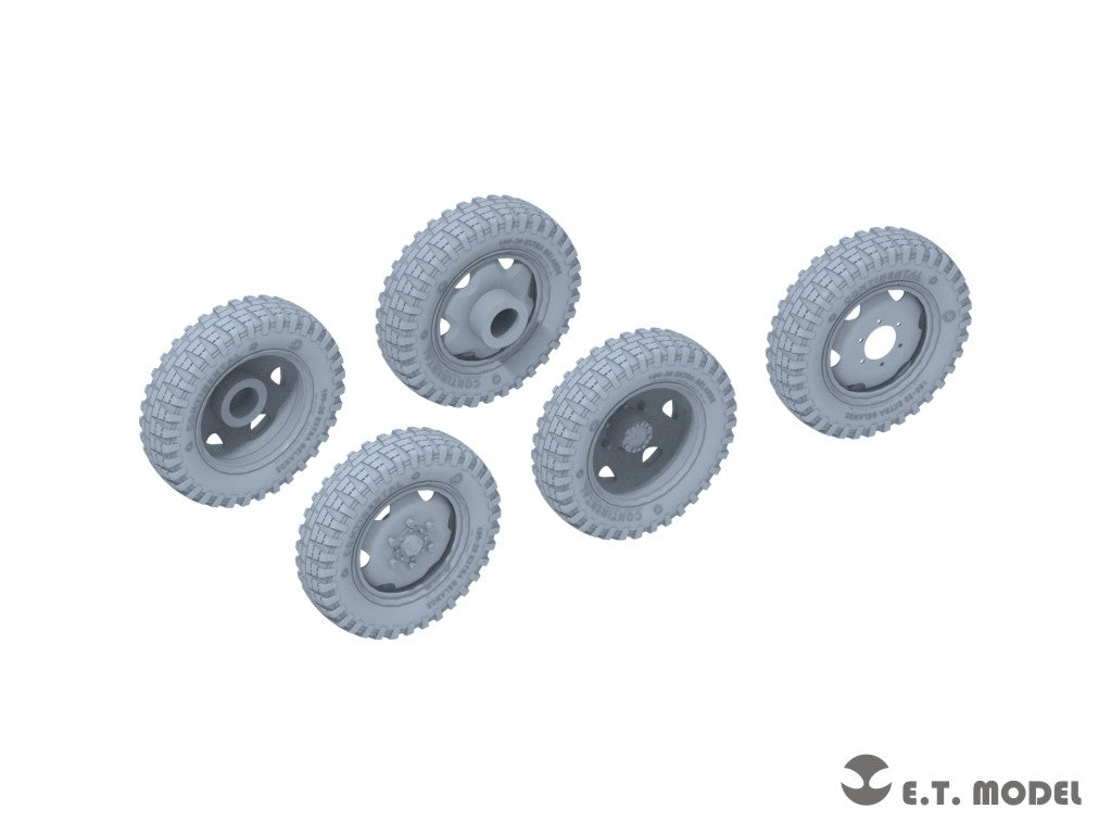 ET Model P35-137 WWII German Steyr Type1500A/1500A-1 Sagged wheels For TAMIYA Kit 1/35 – imagen 2