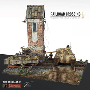 RT-Diorama 35027 Diorama-Base: Railroad Crossing 1/35 – imagen 2