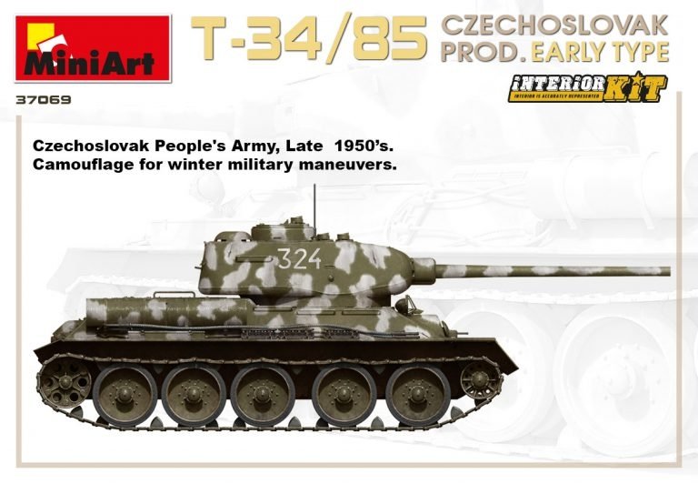 Miniart 37069 T-34/85 Czechoslovak Prod. Early Type 1/35 – obrázek 6