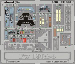 Eduard FE348 Fw-190A-8 1/48 Tamiya