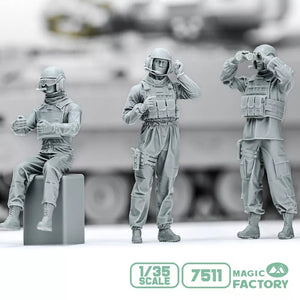 Magic Factory 7511 Modern US Army Combat Vehicle Crew Set (2020s) 1/35 – immagine 2