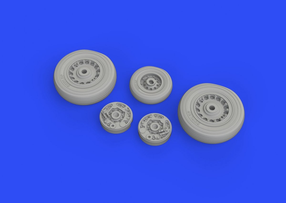 Eduard 672229 Buccaneer S.2C wheels for AIRFIX 1/72 – image 2