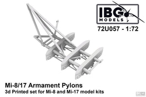 Pylônes d&amp;#39;armement IBG 72U057 Mi-17 1/72