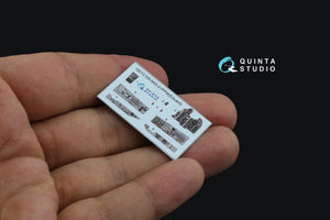 Quinta Studio QD72109 MiG-21PFM Gray panels 3D-Printed &amp;amp; colored Interior on decal paper (Eduard) 1/72 – obrázek 3