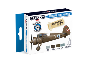 Hataka HTK-BS01 BLUE LINE – Polish Air Force paint set 4x17ml