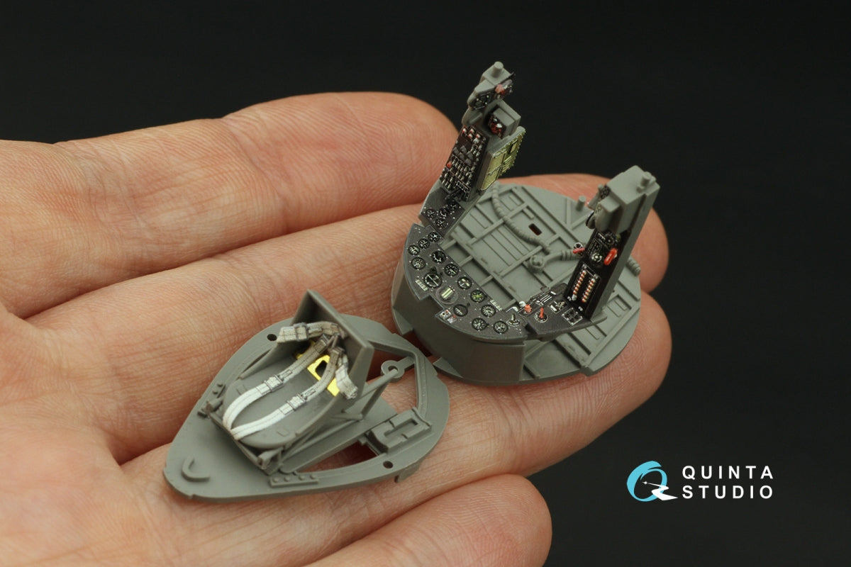 Quinta Studio QD48460 F4U-2 Corsair 3D-Printed coloured Interior on decal paper (Magic Factory) 1/48 – zdjęcie 9