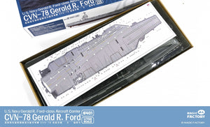 Magic Factory 6401 USS Gerald R. Ford (CVN-78) - US Navy Gerald R.Ford - class Aircraft Carrier 1/700 – obrázek 3