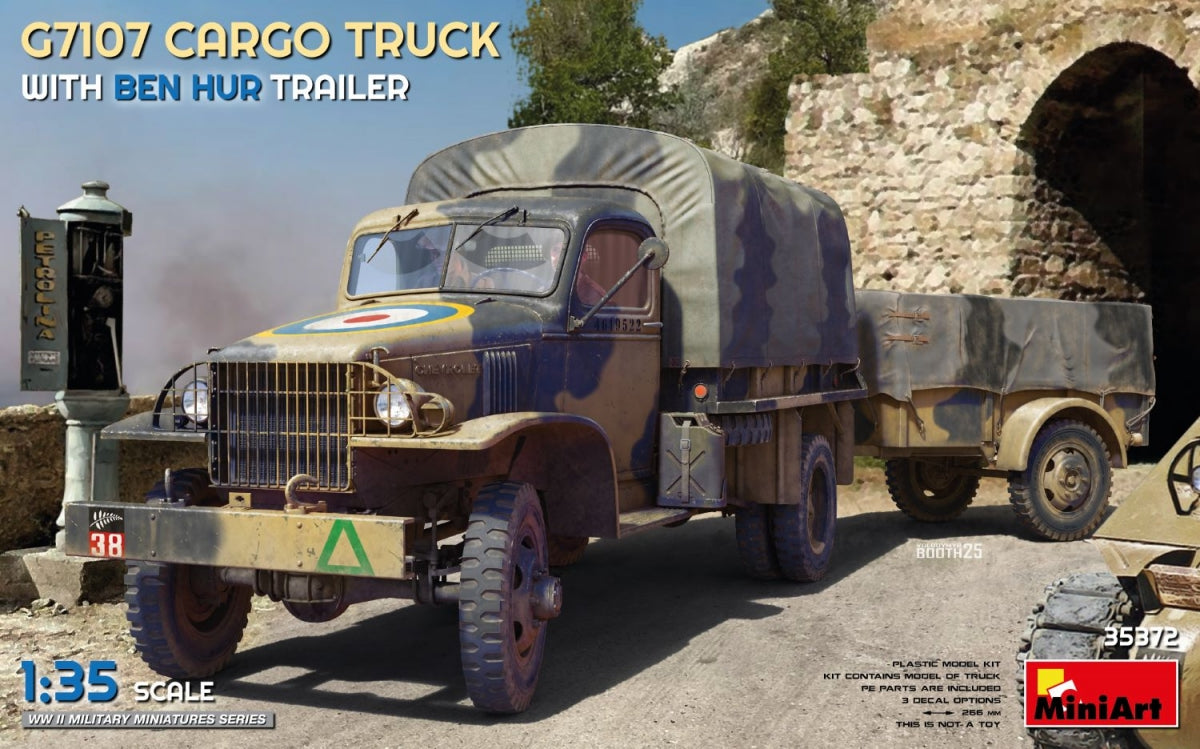 MiniArt 35372 G7107 Cargo Truck w/ Ben Hur Trailer 1/35