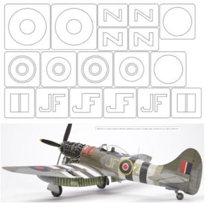 Omask 34009 Tempest mk.V (for Eduard 82122, marking A) 1/48