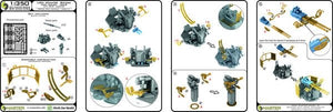 Master SM-350-092 USN 40 mm/56 Bofors twin mount ver.2 / with Mk-51 director - (resin, PE and turned parts) - (6pcs) 1/350 – immagine 7