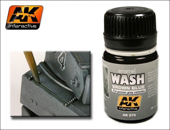 AK Interactive AK070 Wash For Panzer Gray 35ml