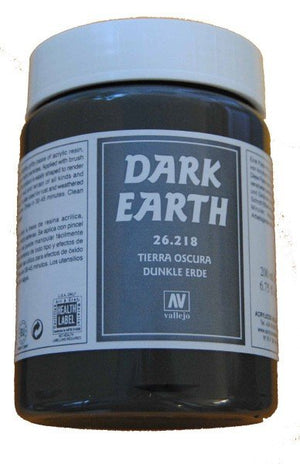 Vallejo 26218 Stone Textures. Dark Earth 200ml – obrázek 2