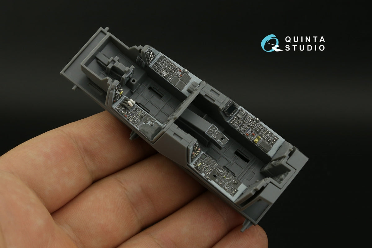 Quinta Studio QDS-48404 F-14B 3D-Printed &amp;amp; colored Interior on decal paper (GWH) (small version) 1/48 – image 12