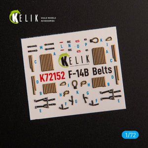 KELIK K72152 F-14B - interior 3D decals for GWH kit 1/72 – obrázek 3