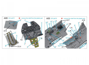 Quinta Studio QD48317 P-40E/K 3D-Printed &amp;amp; colored Interior on decal paper (Hasegawa) 1/48 – Bild 6