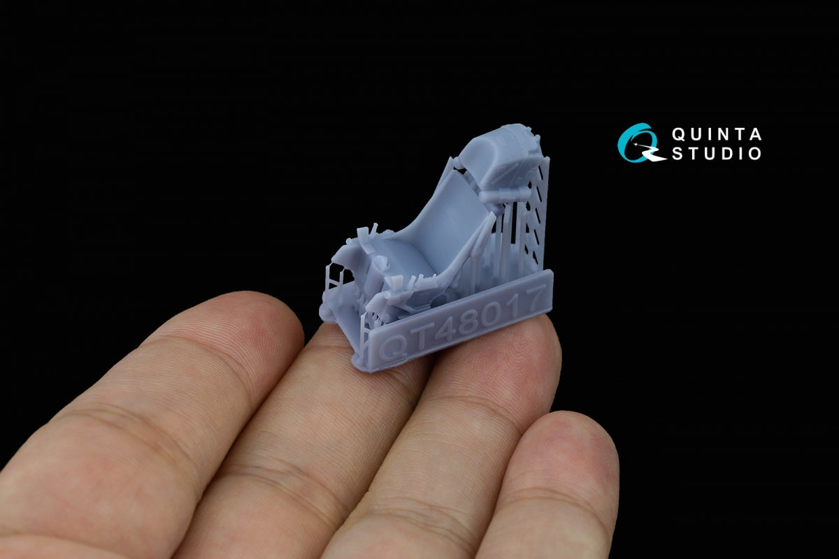 Quinta Studio QR+48061 K-36DM Series2 (early) ejection seat (for MiG-29, MiG-31, Su-27, Su-33 aircraft until 2007) (All kits) 1/48 – immagine 5