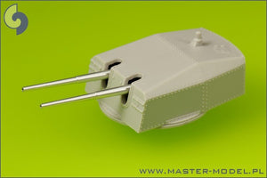 Master SM-200-007 German battleship Bismarck - secondary and heavy AA armament barrels - 15cm (12 pcs), 10.5 cm (16 pcs) – Bild 3
