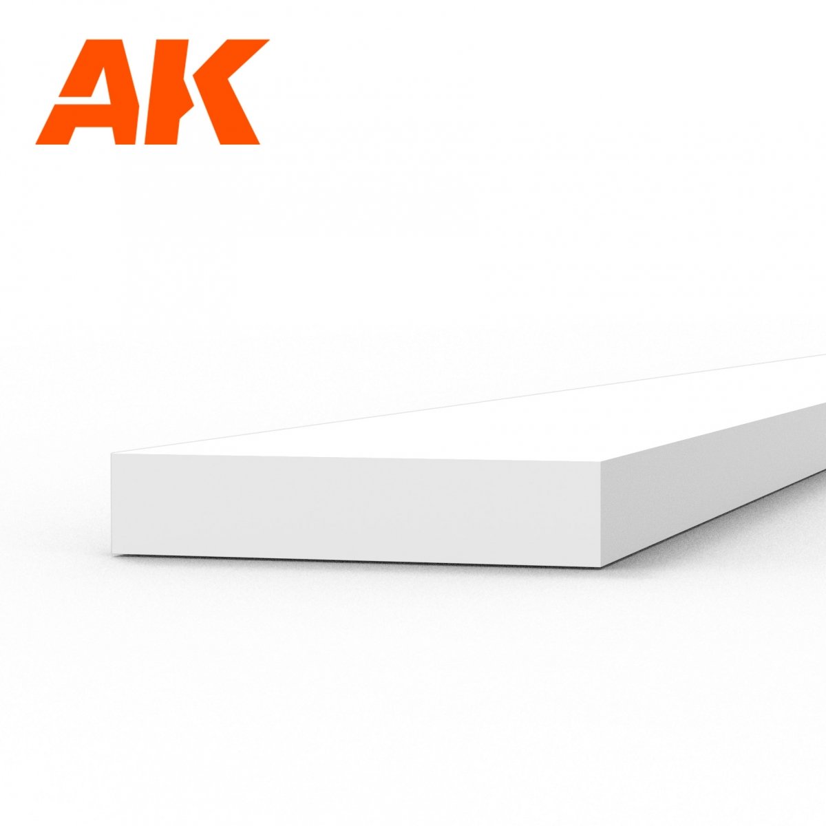 AK Interactive AK6523 STRIPS 1.00 X 5.00 X 350MM – STYRENE STRIP – (10 UNITS) – image 2