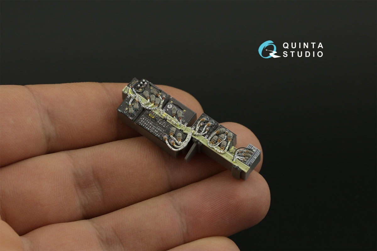 Quinta Studio QD35117 AH-64D Extended forward avionics bays 3D-Printed &amp;amp; colored Interior on decal paper (Meng) 1/35 – Bild 9