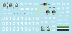 Star Decals 72-A1050 War in Afghanistan # 1. T-54B, T-55, T-55A, T-55AM and MAZ-537 1/72 – Bild 3