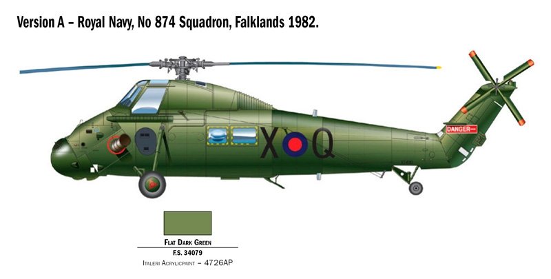 Italeri 2720 Wessex UH.5 1/48 – obrázek 4