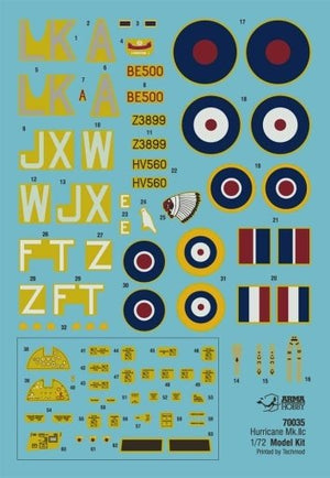 Arma Hobby 70035 Hawker Hurricane Mk IIc Expert Set 1/72 – Bild 4