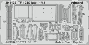 Eduard 491139 TF-104G late for Kinetic Model 1/48 – image 2