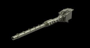 Panzer Art GB35-144 M68 Gun barrel for IDF Merkava 1&amp;amp;2 MBT 1/35