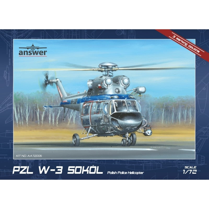 Answer AA72006 PZL W-3 Sokół Polish Police 1/72