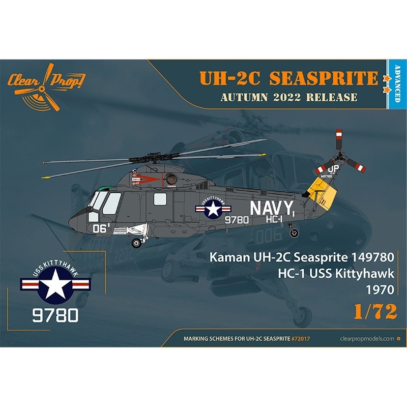 Clear Prop! CP72017 UH-2C Seasprite ADVANCED KIT 1/72 – image 3